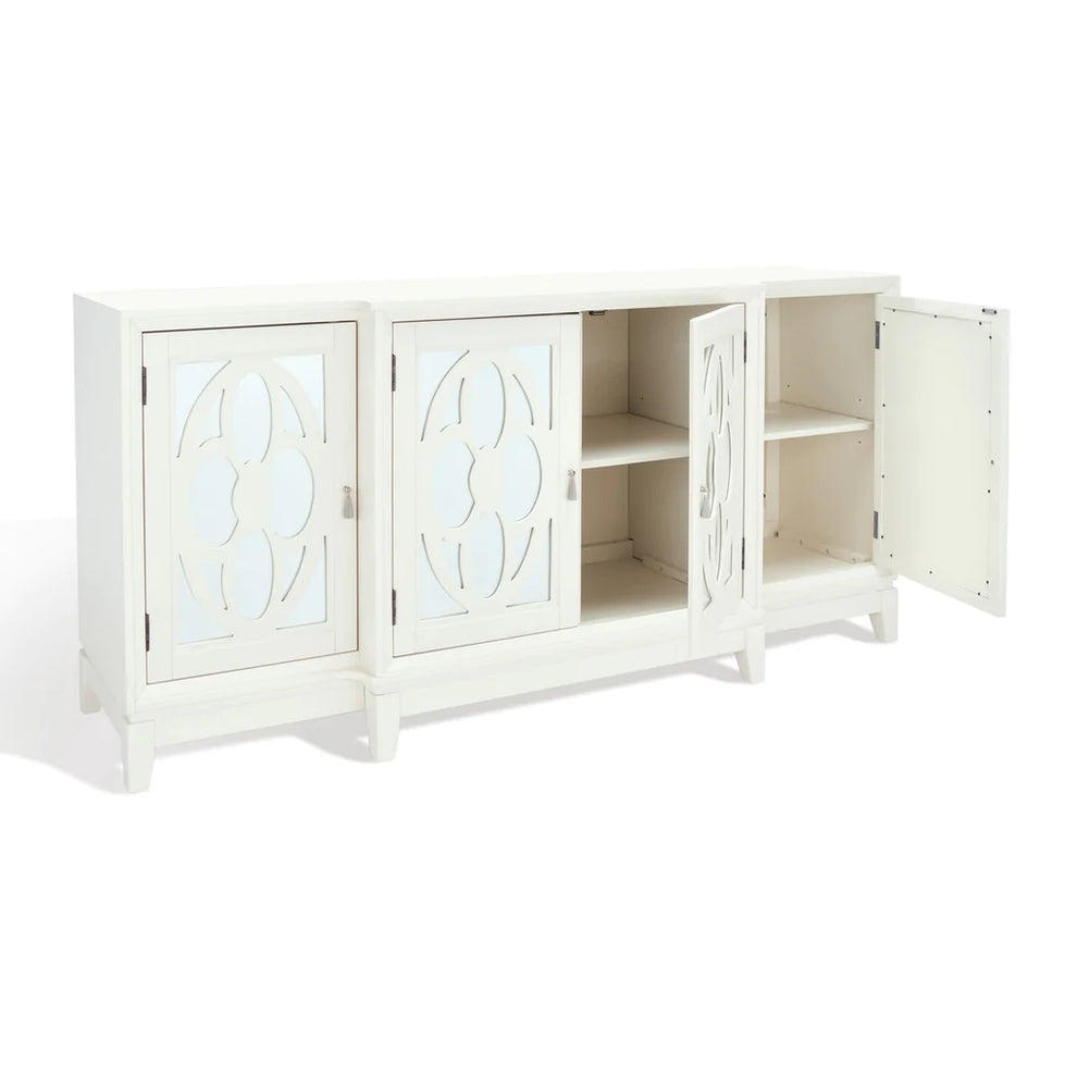 Safavieh Madeleine Mirrored Sideboard - White | Sideboards | Modishstore - 6