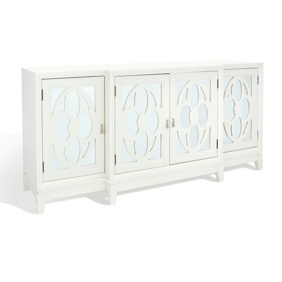Safavieh Madeleine Mirrored Sideboard - White | Sideboards | Modishstore - 7