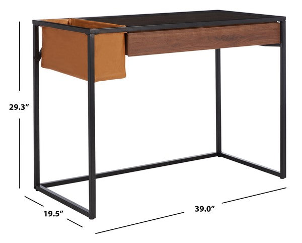 Safavieh Jessarose Glass Top Desk | Desks | Modishstore - 3