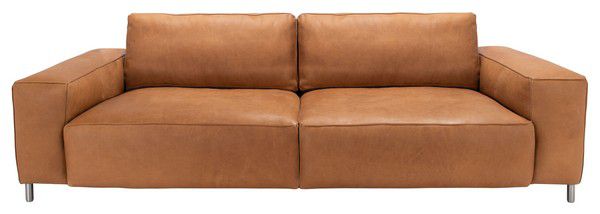 Safavieh Roderigo Leather Sofa - Camel | Sofas | Modishstore - 2