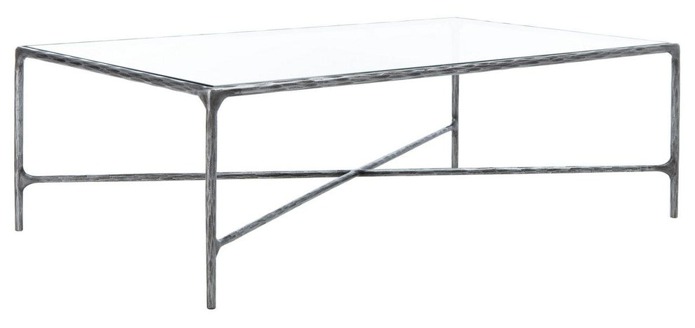 Safavieh Jessa Rectangle Coffee Table - Silver | Coffee Tables | Modishstore - 3