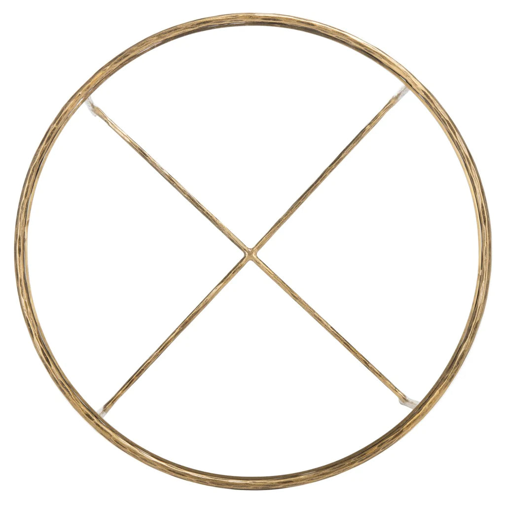 Safavieh Jessa Round Metal Coffee Table - Brass | Coffee Tables | Modishstore - 7