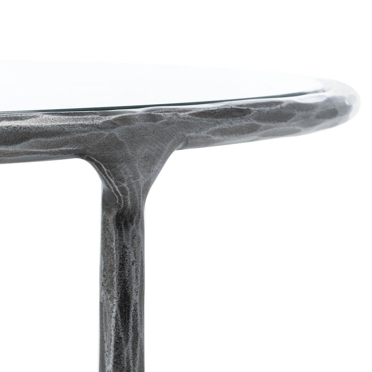 Safavieh Jessa Round Metal Coffee Table - Silver | Coffee Tables | Modishstore - 3