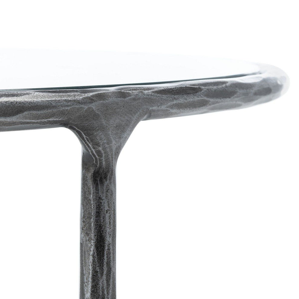 Safavieh Jessa Round Metal Coffee Table - Silver | Coffee Tables | Modishstore - 3