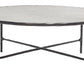 Safavieh Jessa Round Metal Coffee Table - Black | Coffee Tables | Modishstore - 2
