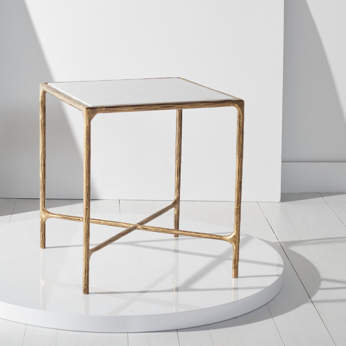 Safavieh Jessa Metal Square End Table | End Tables | Modishstore - 11