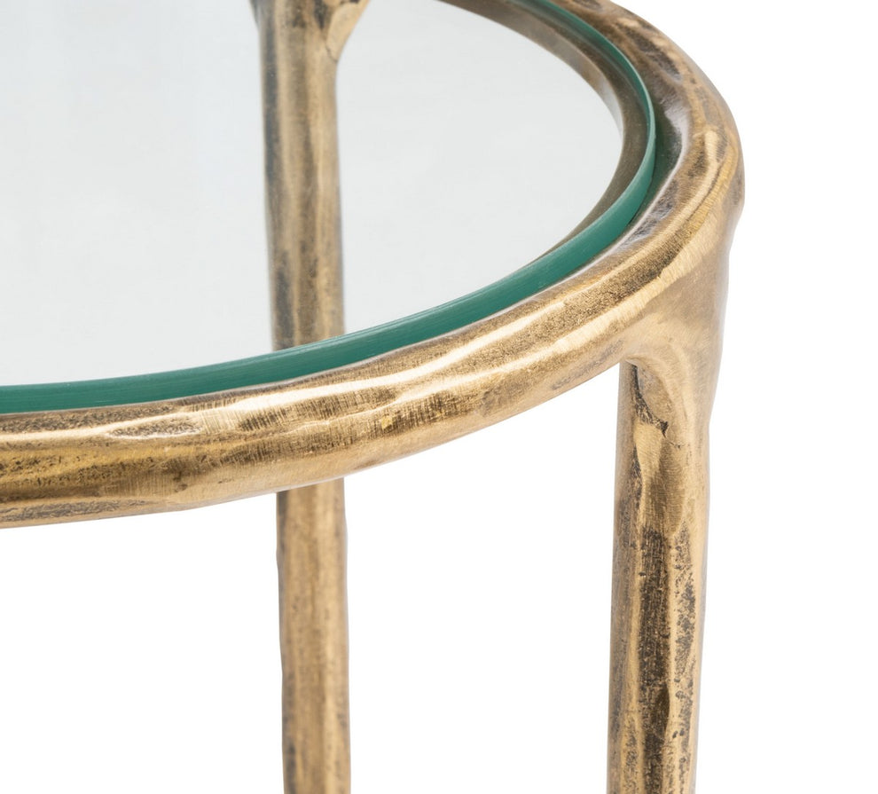 Safavieh Jessa Metal Tall Rd End Table | End Tables | Modishstore - 4