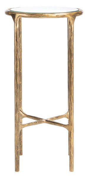 Safavieh Jessa Metal Tall Rd End Table | End Tables | Modishstore - 5