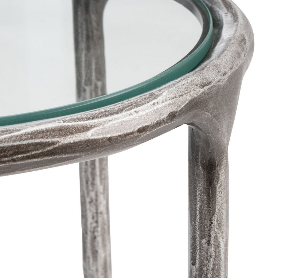 Safavieh Jessa Metal Tall Rd End Table | End Tables | Modishstore - 9