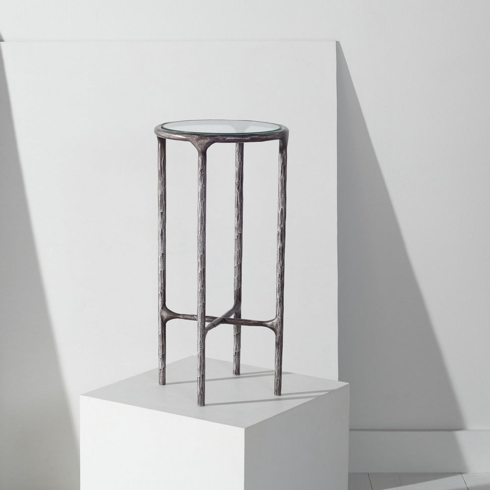 Safavieh Jessa Metal Tall Rd End Table | End Tables | Modishstore - 6