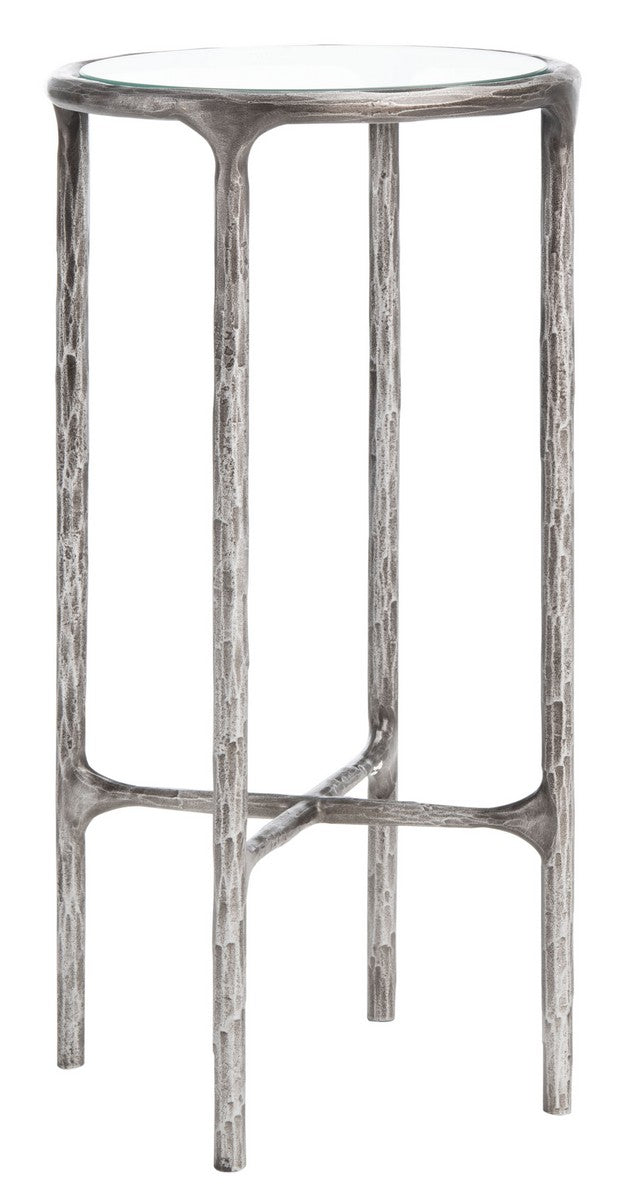 Safavieh Jessa Metal Tall Rd End Table | End Tables | Modishstore - 8