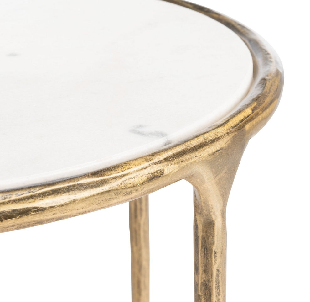 Safavieh Jessa Metal Round End Table | End Tables | Modishstore - 14