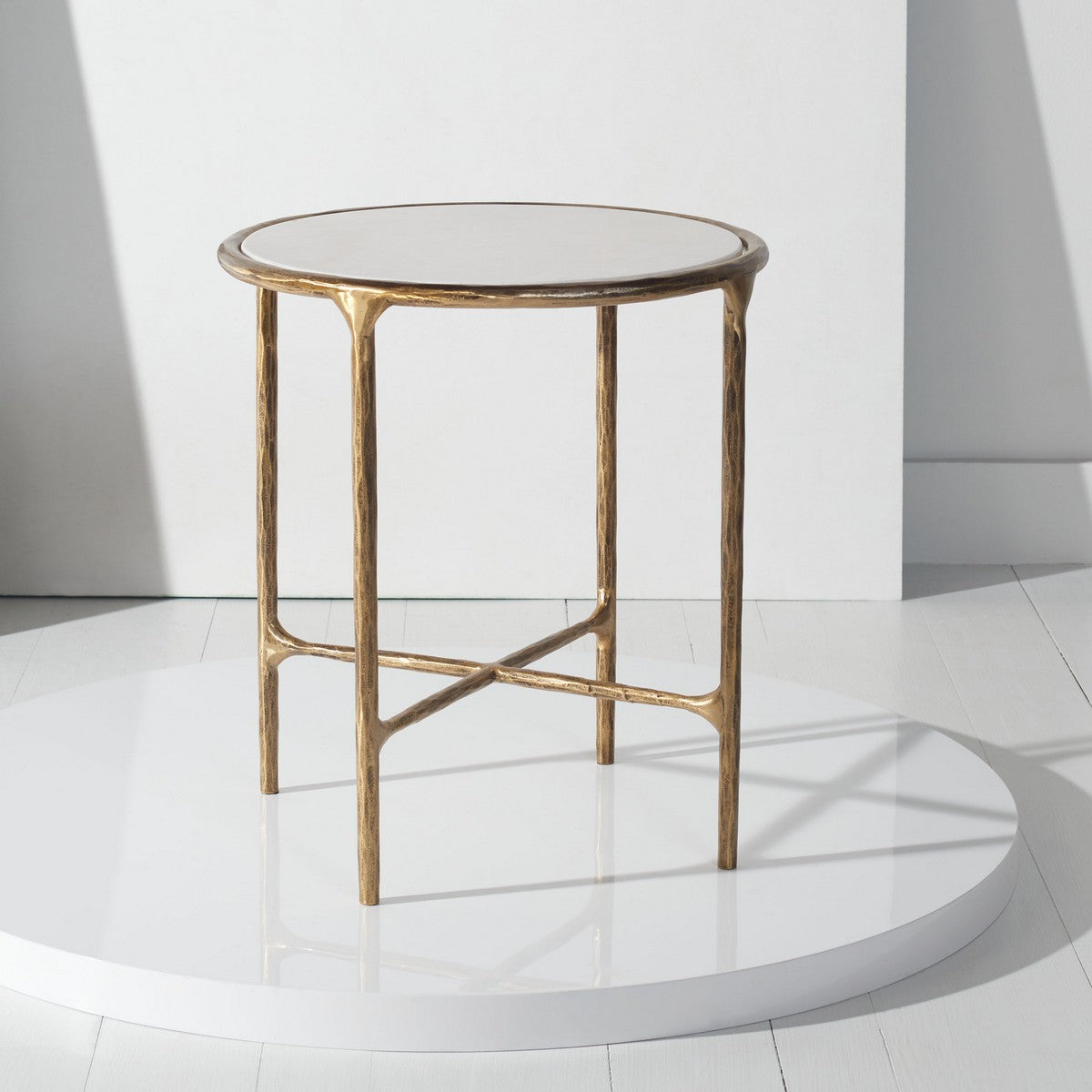Safavieh Jessa Metal Round End Table | End Tables | Modishstore - 11