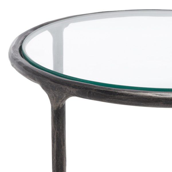 Safavieh Jessa Metal Round End Table - Black | Accent Tables | Modishstore - 4