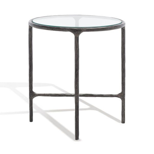 Safavieh Jessa Metal Round End Table - Black | Accent Tables | Modishstore