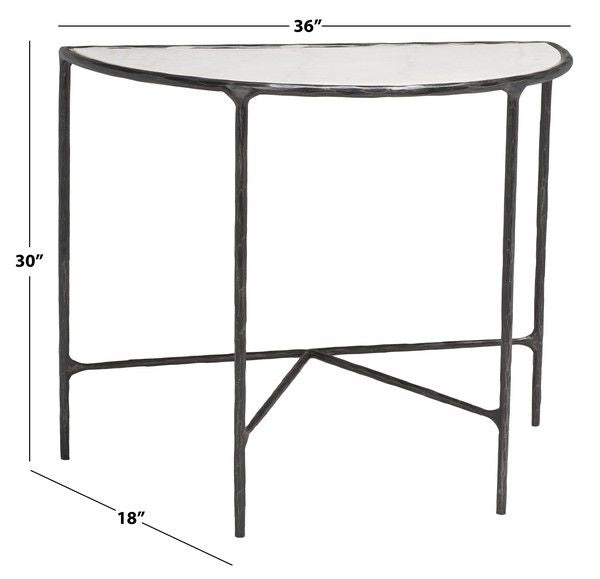 Safavieh Jessa Forged Metal Console Table - Black | Console Tables | Modishstore - 3