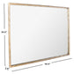 Safavieh Trish Small Rectangle Mirror - Brass | Mirrors | Modishstore - 4
