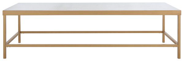 Safavieh Caralyn Rect Marble Coffee Tab - White | Coffee Tables | Modishstore - 2