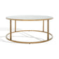 Safavieh Brynna Rd Marble Coffee Table - Bronze | Coffee Tables | Modishstore - 2