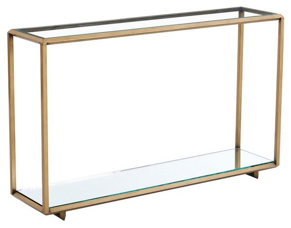 Safavieh Florabella Mirrored Console Ta - Bronze | Console Tables | Modishstore - 4