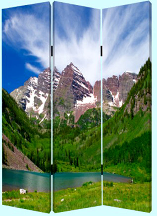 Screen Gems Mountain Peaks Screen - SG-127 | Room Divider | Modishstore