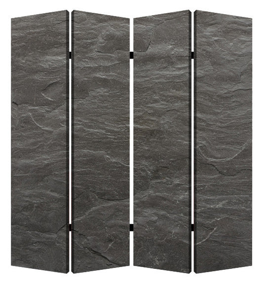 Screen Gems Black Slate Screen - SG-178A | Room Divider | Modishstore