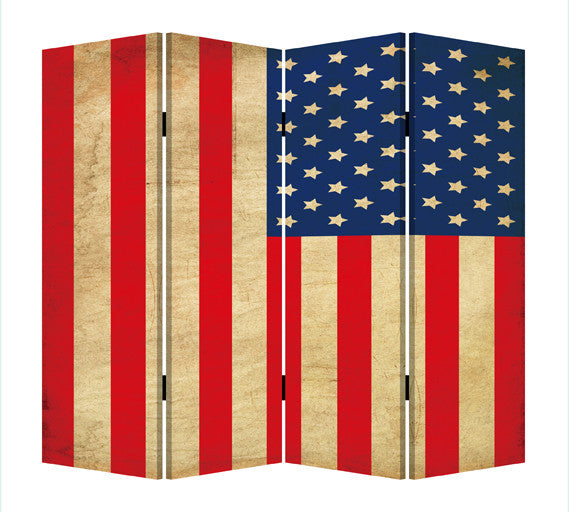 Screen Gems American Flag Screen - SG-219A | Room Divider | Modishstore-2