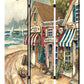 Screen Gems Seaside Town Screen - SG-246 | Room Divider | Modishstore