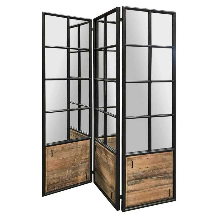 Screen Gems Ferro Mirror Screen SG-355 | Room Divider | Modishstore-2