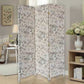 Screen Gems 3 Panel Fabric Gardenia Screen SG-379 | Room Divider | Modishstore