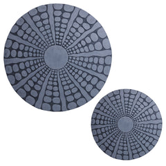 Screen Gems Sandstone Fine Polished Round Wall Decor W/Stardust Pebble Finish
