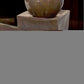 Screen Gems Coppery Finish Square Tall Vase W/Ball Fountain - SGS3201LED | Outdoor Decor | Modishstore-2