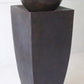 Screen Gems Coppery Finish Square Tall Vase W/Ball Fountain - SGS3201LED | Outdoor Decor | Modishstore