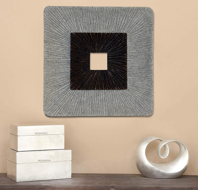 Screen Gems Enclave Square Wall Art - Ribbed Finish | Wall Decor | Modishstore-2