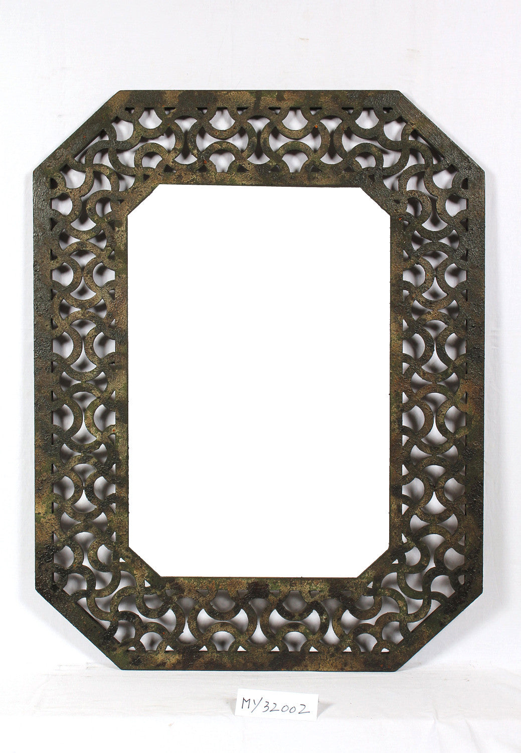 Screen Gems Mirror With Distressed Wood Frame - SGT056 | Mirrors | Modishstore