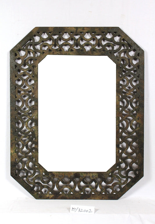Screen Gems Mirror With Distressed Wood Frame - SGT056 | Mirrors | Modishstore