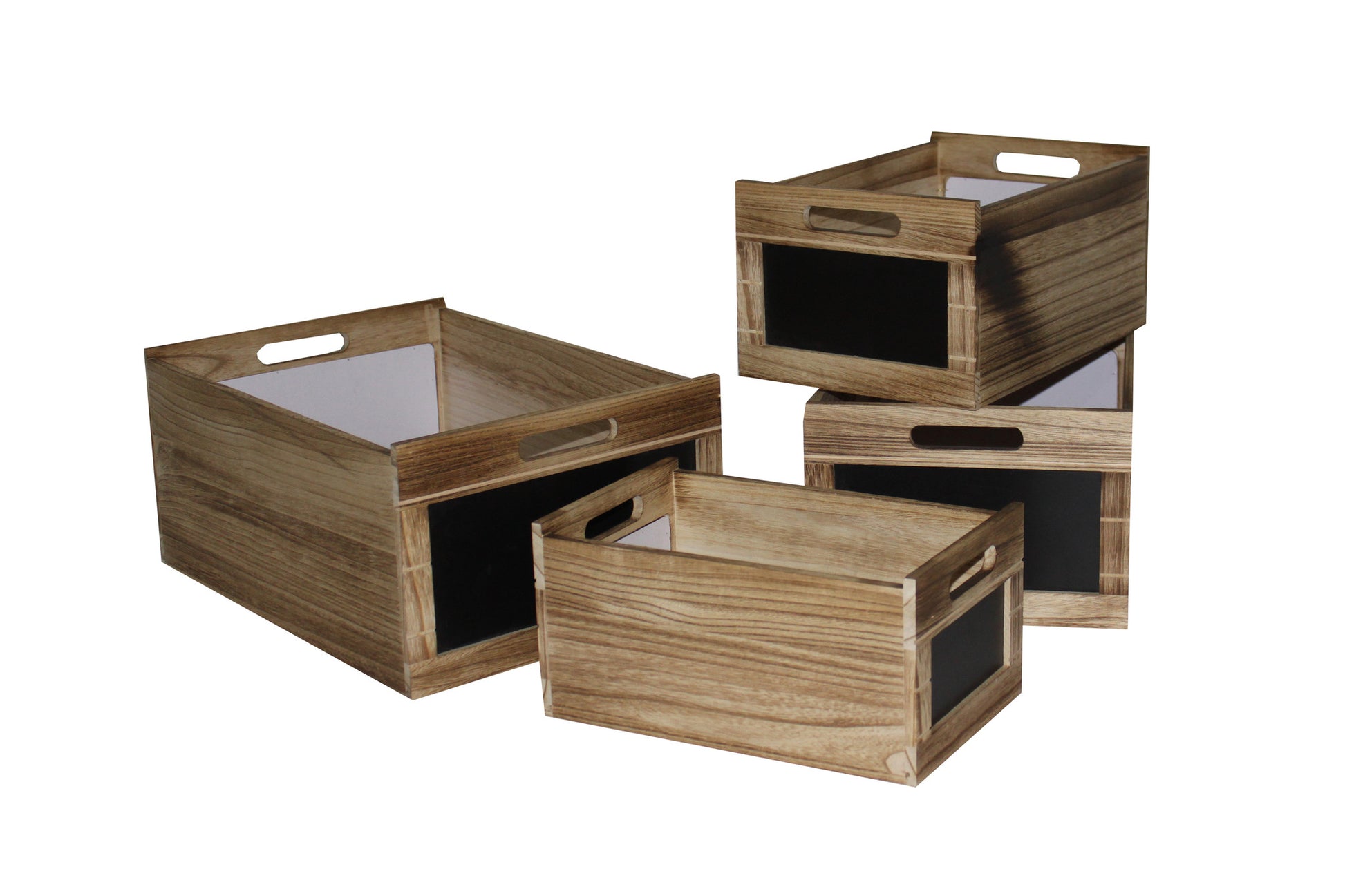 Screen Gems S/4 Storage Box With Chalkboard - SGT45 | Bins, Baskets & Buckets | Modishstore