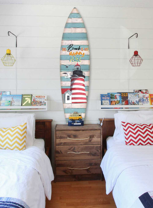 Screen Gems Lighthouse Surfboard Wall Art SGW91911 | Wall Art | Modishstore