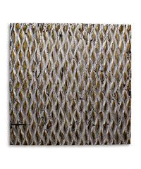 Screen Gems Metallic Ridge Silver Wall Art - SGWA-82