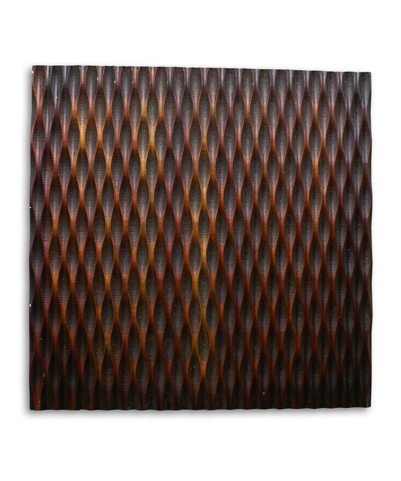 Screen Gems Metallic Ridge Brown Wall Art - SGWA-84 | Wall Decor | Modishstore
