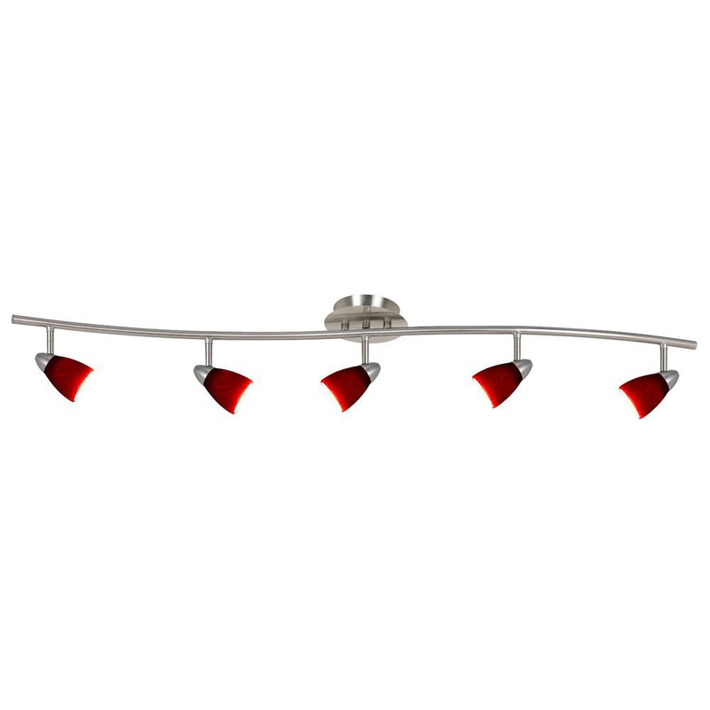 Cal Lighting SL-954-5-BSBRED 5 Light Orbit Light 120V Fixture Body Only | Modishstore | Ceiling Lamps