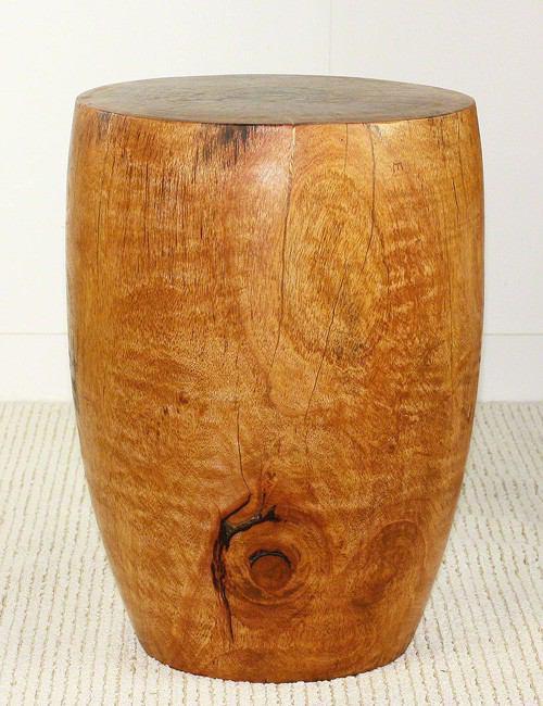 Strata Furniture Mango Merlot Wood End Table - 4