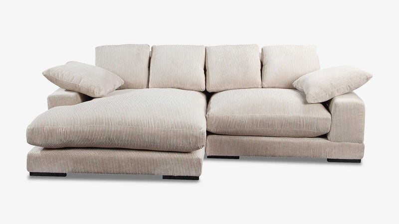 Plush Reversible Deep Seat Sectional Sofa By Modholic | Sectional | Modishstore - 8