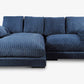 Plush Reversible Deep Seat Sectional Sofa By Modholic | Sectional | Modishstore - 7