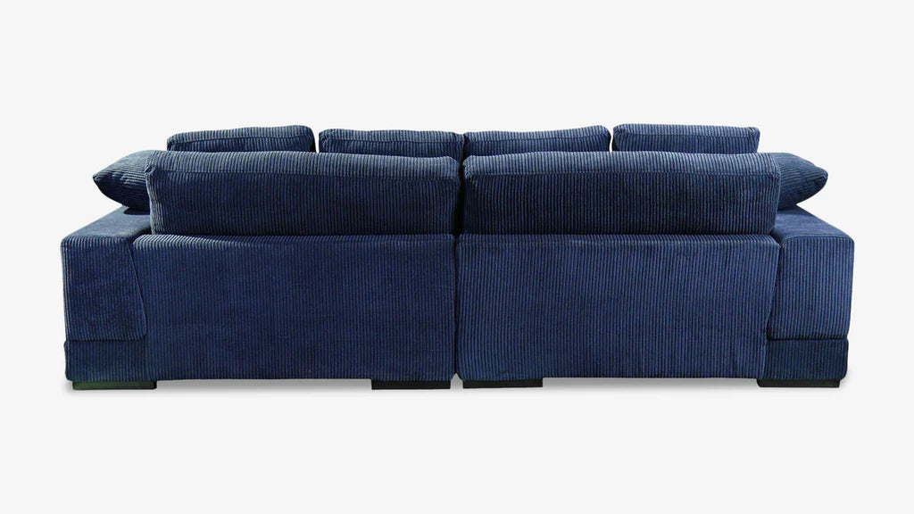 Plush Reversible Deep Seat Sectional Sofa By Modholic | Sectional | Modishstore - 5