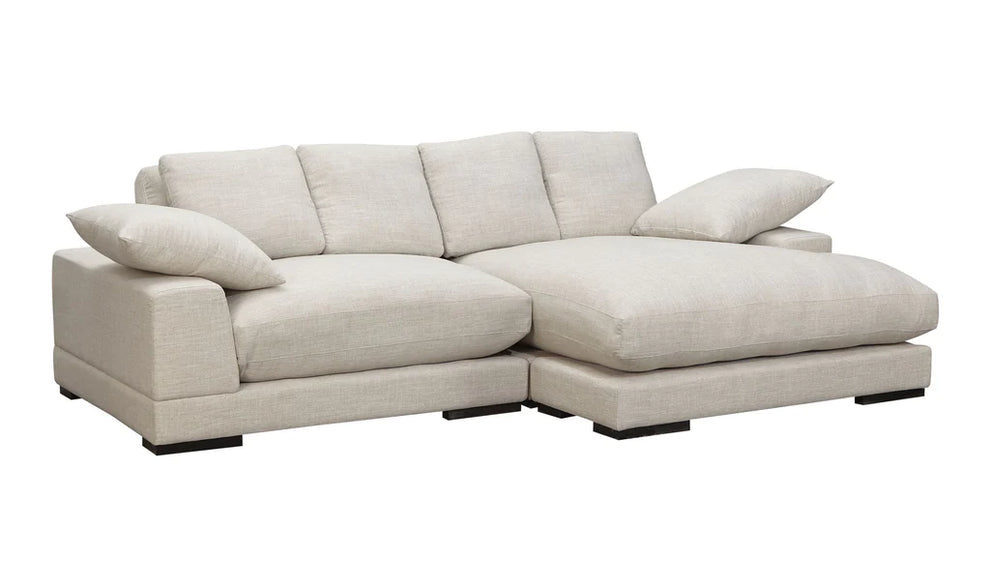 Plush Reversible Deep Seat Sectional Sofa By Modholic | Sectional | Modishstore - 4