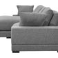 Plush Reversible Deep Seat Sectional Sofa By Modholic | Sectional | Modishstore - 9
