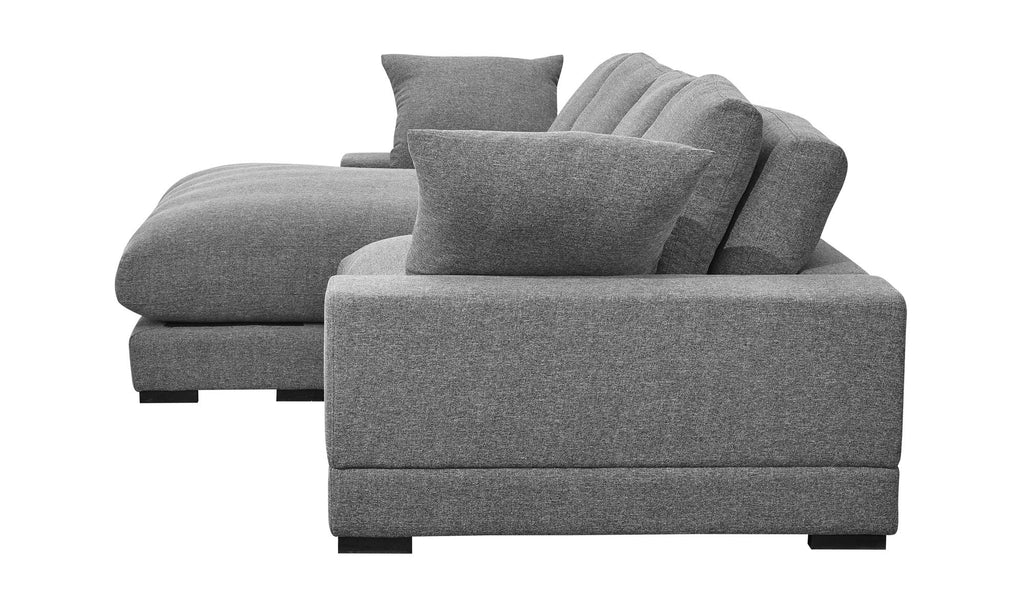 Plush Reversible Deep Seat Sectional Sofa By Modholic | Sectional | Modishstore - 9