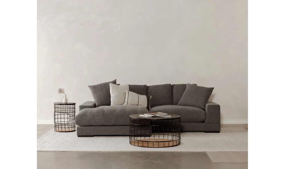 Plush Reversible Deep Seat Sectional Sofa By Modholic | Sectional | Modishstore - 6