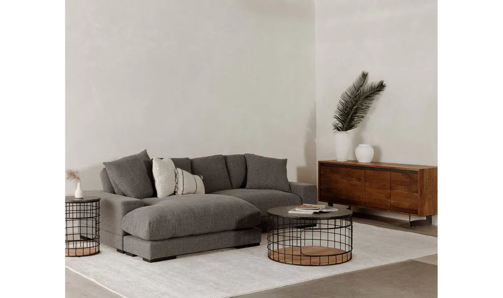 Plush Reversible Deep Seat Sectional Sofa By Modholic | Sectional | Modishstore - 7